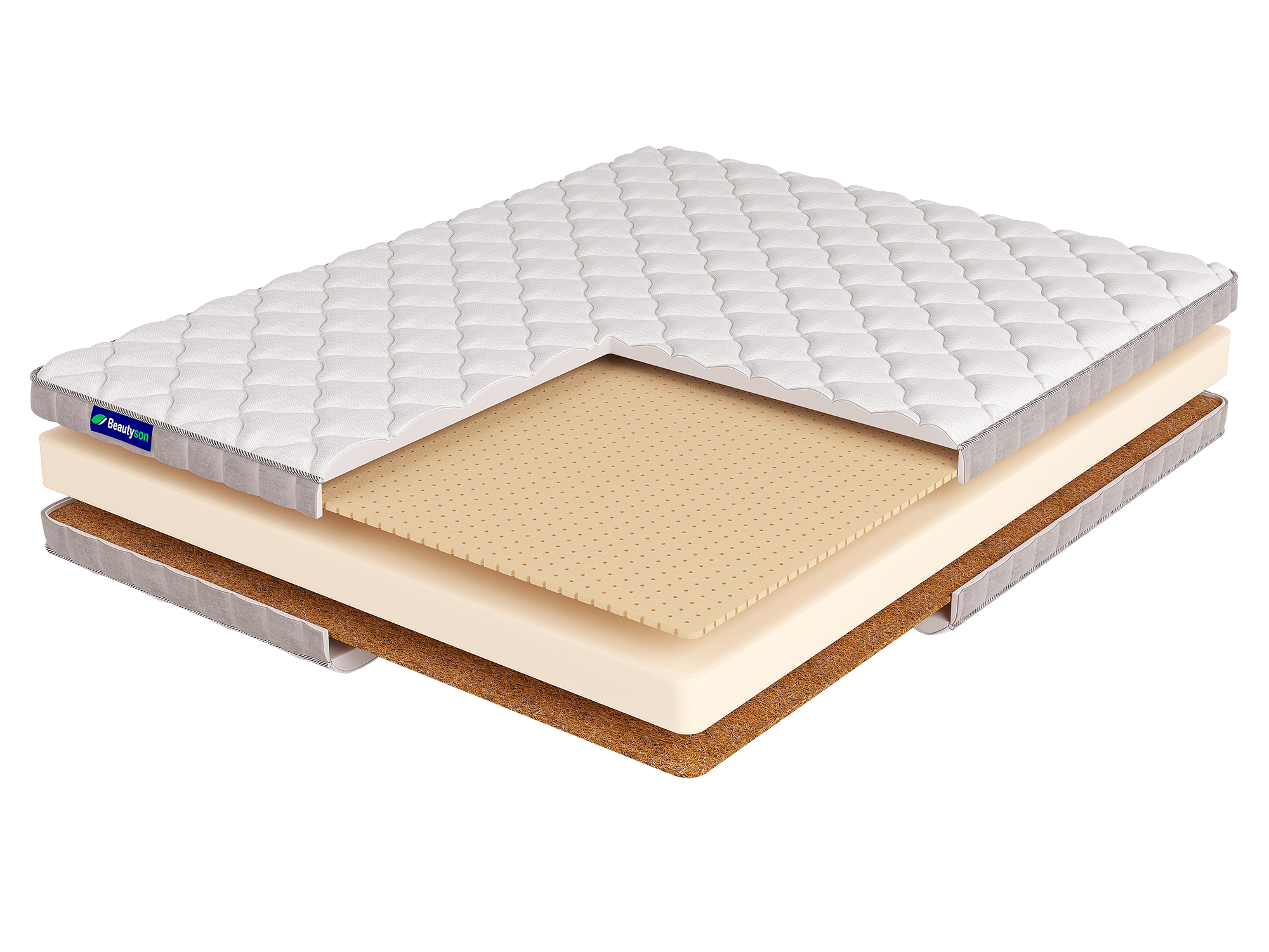 Матрас FOAM 10 Balance LUX 200x200 19128 умеренно-жесткий высотой 14 см